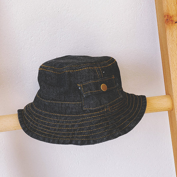 Gorra Denim Infantil con Bolsillos para Primavera y Otoño
