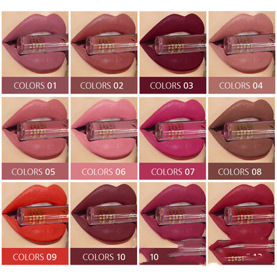 Set de 12 Labiales Mate de Larga Duración - Image 2
