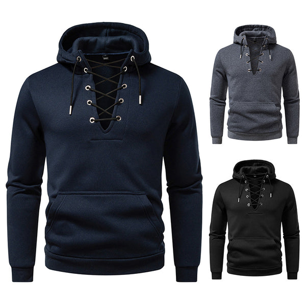 Sudadera con Capucha y Cierre de Cremallera para Hombre