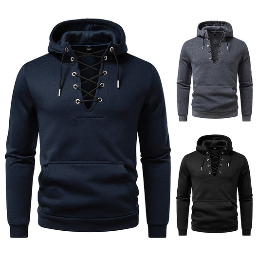 Sudadera con Capucha y Cierre de Cremallera para Hombre