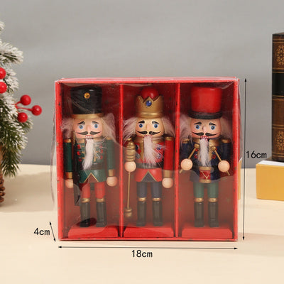 Soldados Cascanueces de Madera - Adornos Navideños Tradicionales - Image 11