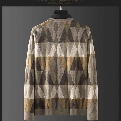 Camisa Térmica Hombre Diseño Geométrico Bicolor con Efecto Dos Piezas - Image 4