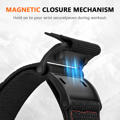 Correa de Reloj Deportiva Magnética con Lienzo de Escalada y Velcro - Image 4