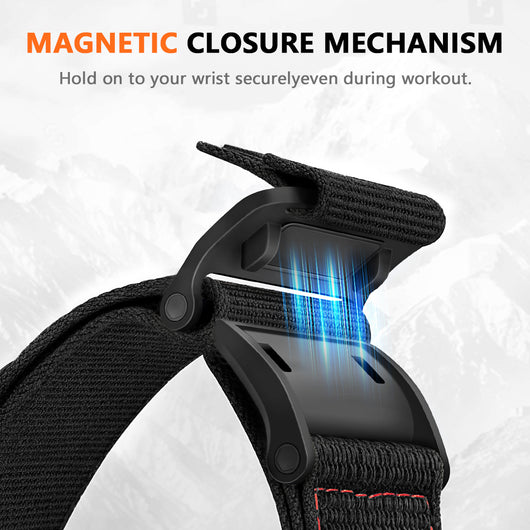 Correa de Reloj Deportiva Magnética con Lienzo de Escalada y Velcro - Image 4