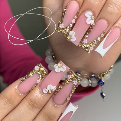 Uñas Postizas Cuadradas Cortas Acabado Profesional - Image 13