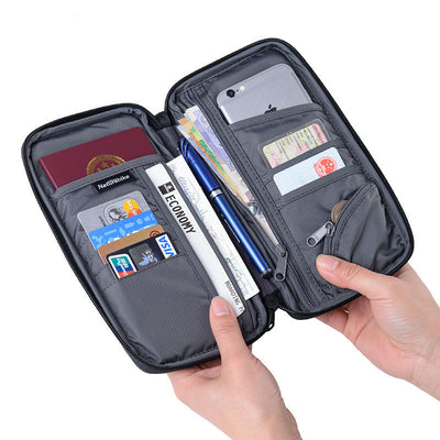 Organizador de Viaje Multifuncional para Documentos, Dinero y Pasaporte - Image 12