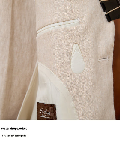 Saco de Lino Semiforro Casual para Hombre - Image 12