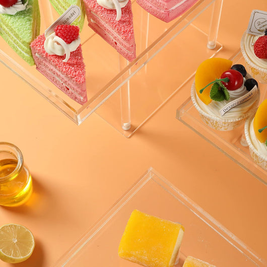 Bandeja de Acrílico Transparente para Mesas de Postres - Image 9