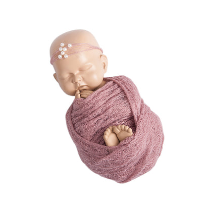 Envoltura de Mohair para Fotografía de Bebés - Colección Verano - Image 17