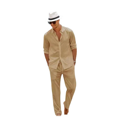 Conjunto Casual de Moda Europea para Hombre con Manga Larga - Image 5