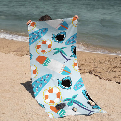 Toalla de Playa Secado Rápido con Estampado Duplex - Image 13