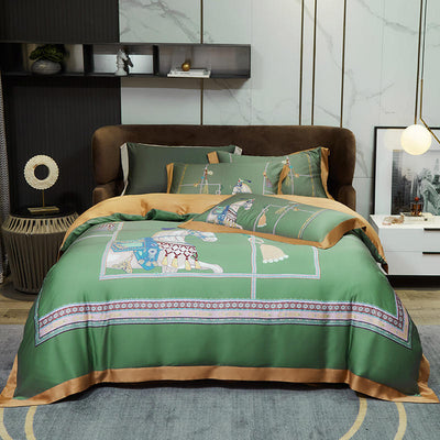Juego de Sábanas Tencel Premium 4 Piezas Tamaño Grande