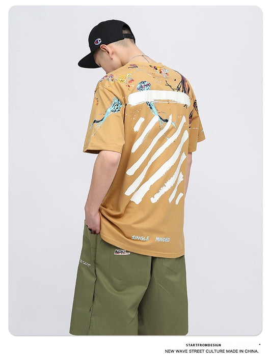Camiseta Unisex Estampado Graffiti Street Style - Image 17