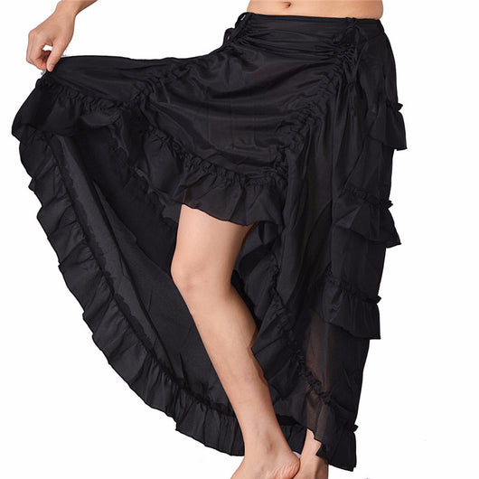 Falda Corset Irregular Piratas del Caribe - Estilo Gótico Corsé - Image 9