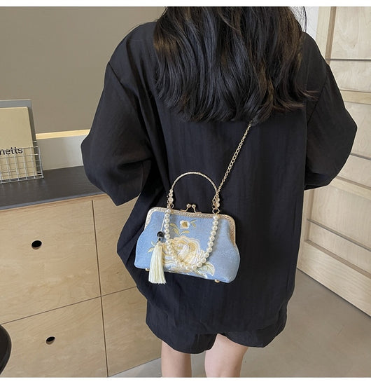 Bolso Crossbody Bordado Estilo Chino Han Tradicional Premium - Image 16