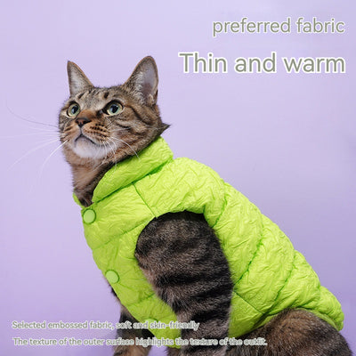 Chaleco Térmico Universal para Gatos y Perros - Abrigo Invierno Antiestático - Image 3