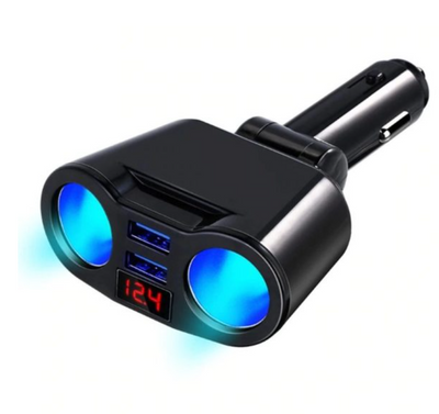 Cargador de Auto Dual USB con Encendedor 3 en 1 - Carga Rápida - Image 6