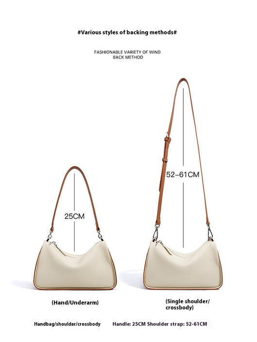 Bolso Bandolera Mujer Cuero Genuino Primera Capa - Image 16