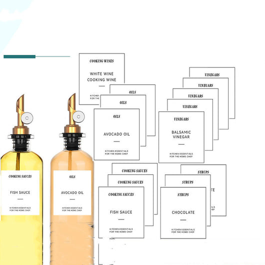 Etiquetas Adhesivas Removibles para Botellas de Aceite de Oliva y Condimentos - Image 5