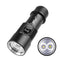 Linterna de Buceo Profesional Dual LED Blanco y Amarillo con Control Magnético