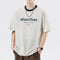 Camiseta Hombre Cuello Redondo Manga Corta Estampado Multicolor