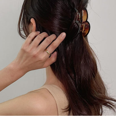 Pinza Acrílica Texturizada Frosted Love para Cabello - Image 30