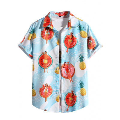 Camisa Suelta de Playa para Hombre - Manga Corta y Cómoda - Image 18