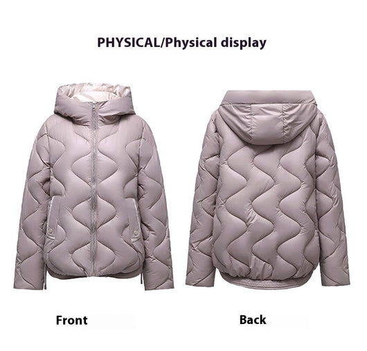 Abrigo Acolchado Estilo Occidental con Capucha para Mujer - Diseño Slim Fit - Image 24