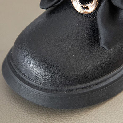 Botas Acolchadas Infantiles con Moño - Colección Invierno - Image 3