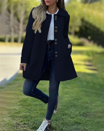 Abrigo de Lana con Forro Polar para Otoño e Invierno - Image 7
