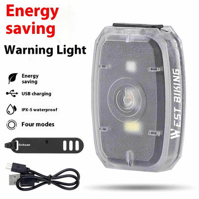 Luz Trasera Bicolor para Bicicleta - Faro de Advertencia Nocturno Compacto - Image 11