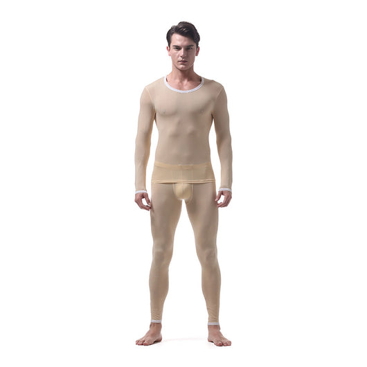 Conjunto de Ropa Térmica de Seda Helada para Hombre - Image 5