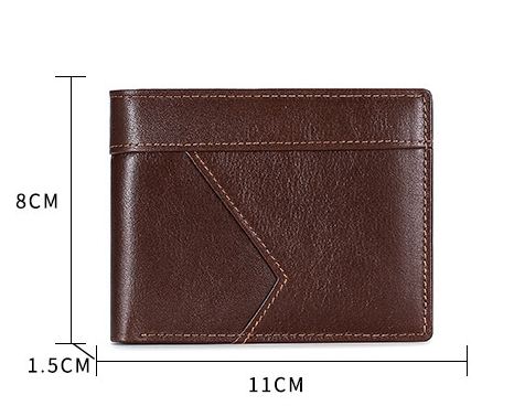 Cartera de Cuero Retro Antirrobo con Protección RFID para Hombre - Image 4