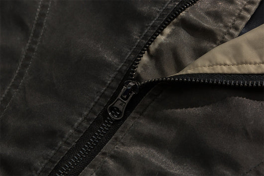 Chaqueta de Béisbol Vintage Desgastada para Hombre - Image 12
