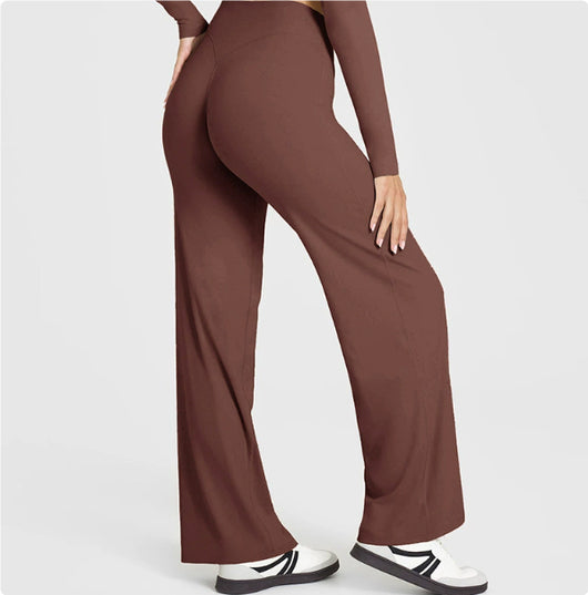 Pantalones de Yoga Rectos Holgados para Mujer - Image 4