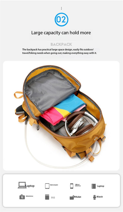 Mochila de Trekking AZELA 30L - Backpack Resistente para Senderismo y Camping - Image 20