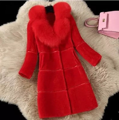 Abrigo de Piel de Cordero Esquilada Largo para Mujer - Image 7