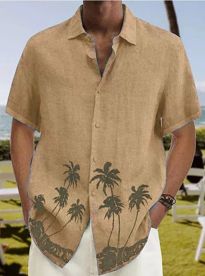 Camisa Casual Playa de Moda para Hombre Manga Corta - Image 10
