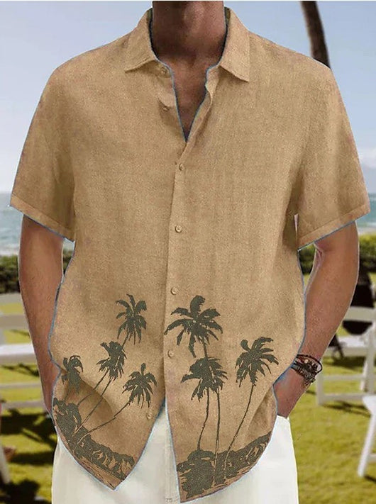 Camisa Casual Playa de Moda para Hombre Manga Corta - Image 10