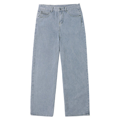 Pantalones Vaqueros Hombre Estilo Coreano Rectos Sueltos - Image 5