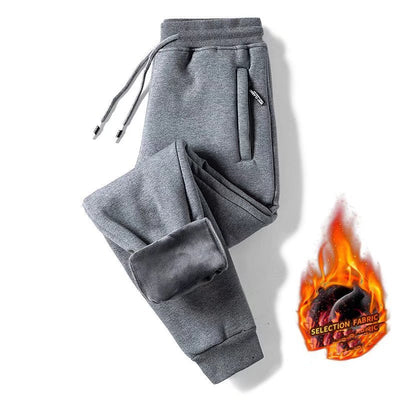 Pantalones Casuales Deportivos de Lana Cachemir Gruesa para Hombre - Image 7