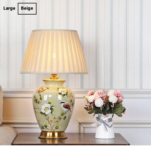 Lámpara de Mesa de Cerámica para Dormitorio, Sala y Escritorio - Image 10