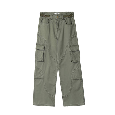 Overol Holgado Estilo Americano Desgastado para Otoño e Invierno - Image 6