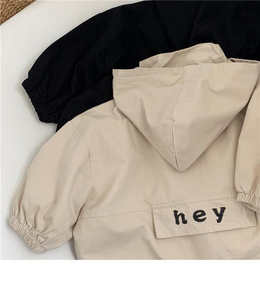 Chaqueta Impermeable Letras Infantil Unisex - Image 10