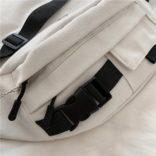 Bolsa Mensajero Harajuku Estilo Coreano para Estudiantes - Lienzo Resistente - Image 14