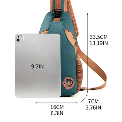 Bolsa Bandolera Crossbody Coreana Resistente - Mochila Pecho Casual - Image 5