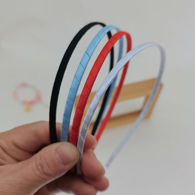 Accesorios para el Cabello Artesanales DIY con Hebilla Metal y Banda Delgada