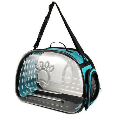 Mochila Escolar Transparente para Mascotas - Diseño Portátil para Gatos - Image 4