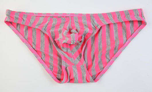 Calzoncillos Tipo Boxer Cintura Baja Convexos de Algodón y Licra con Franjas - Image 15