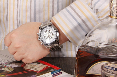 Reloj Automático Winner para Hombre - Acero Inoxidable Resistente - Image 6